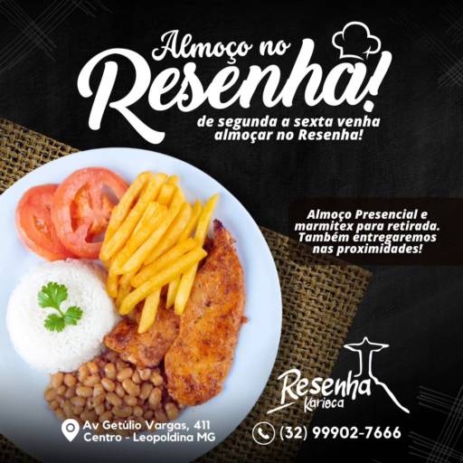 Agora também servimos almoço!