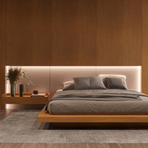 DORMITÓRIO por Dimare Bertioga Móveis Planejados