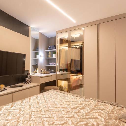 DORMITÓRIO por Dimare Bertioga Móveis Planejados