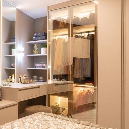 DORMITÓRIO por Dimare Bertioga Móveis Planejados