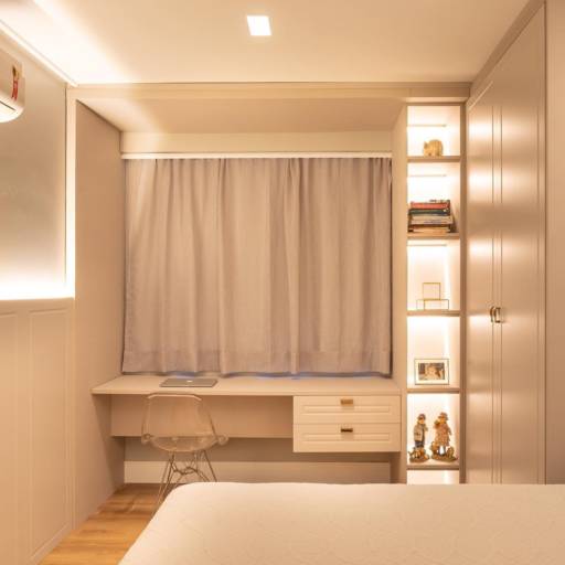 DORMITÓRIO por Dimare Bertioga Móveis Planejados