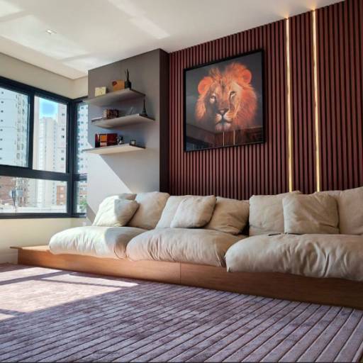 HOME THEATERS por Dimare Bertioga Móveis Planejados