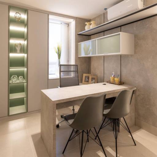 ESCRITÓRIO por Dimare Bertioga Móveis Planejados