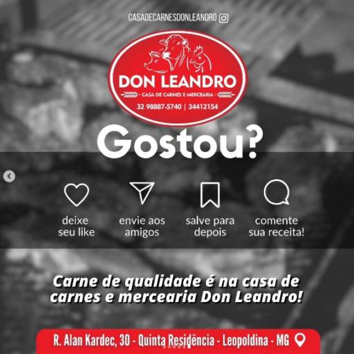 Sugestões de Culinária para o Fim de Semana com Don Leandro por Don Leandro - Casa de Carnes