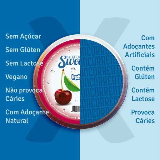 Venda de bala diet em Nova Friburgo por Sweet Life - Balas Diet