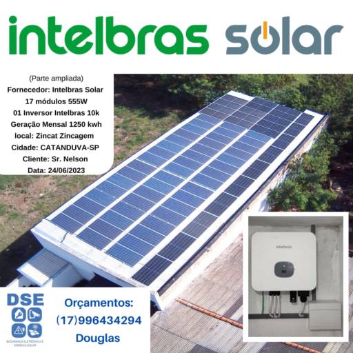 Comprar o produto de Empresa de Instalação de Energia Solar em Energia Solar pela empresa DSE Segurança e Energia  em São José do Rio Preto, SP por Solutudo