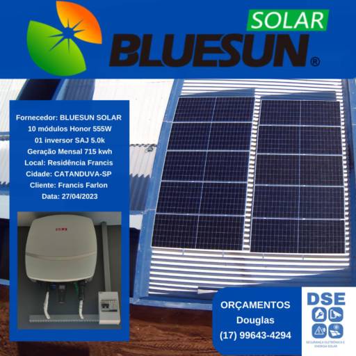Comprar o produto de Energia Solar Off Grid em Energia Solar pela empresa DSE Segurança e Energia  em São José do Rio Preto, SP por Solutudo