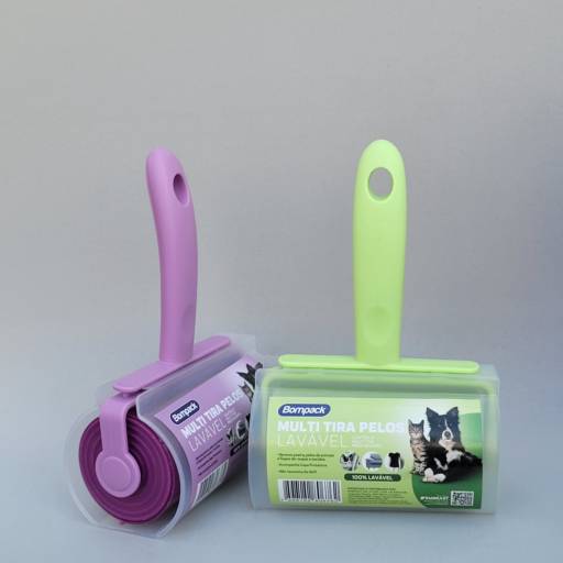 Tira Pelos de Pet Gatos Cachorros Poeiras e fiapos Lavável  por EmbalaFoz Tudo em Embalagens