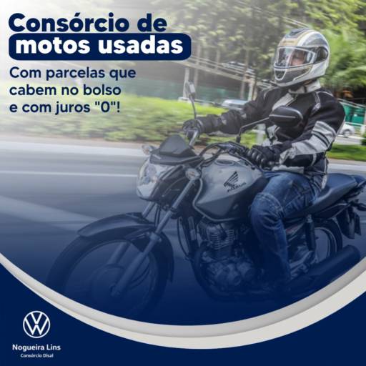 Comprar o produto de Consórcio de Motos em Araçatuba em Consórcios pela empresa Consórcio VW Nogueira Lins Araçatuba em Araçatuba, SP por Solutudo