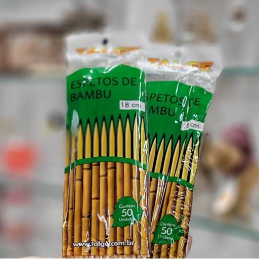 Espetos de Bambu   por EmbalaFoz Tudo em Embalagens