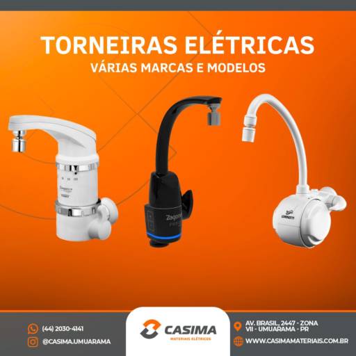 Torneira Elétrica para Conforto e Economia em Umuarama