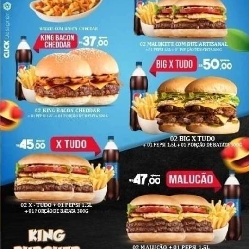 Peça já o seu!!! por King Burguer Hamburgueria 100% Artesanal