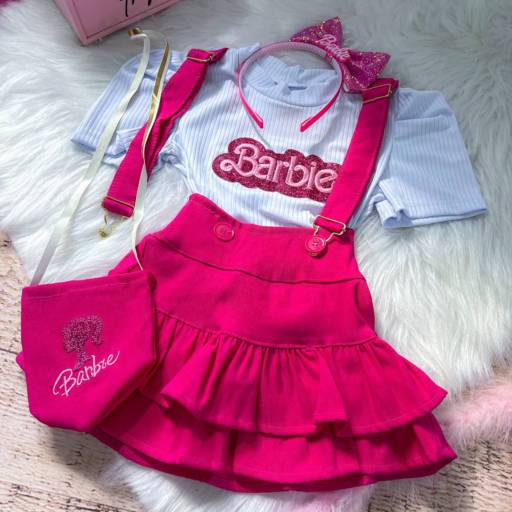 Conjunto Infantil da Barbie  por Influência Kids - Moda Infantil