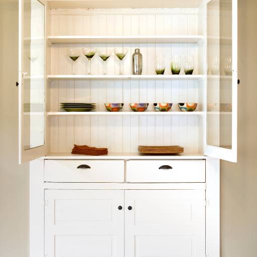 Cristaleira com porta de vidro led por Móveis planejados O.S