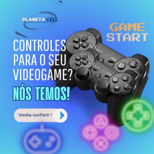 Comprar o produto de Controle para seu videogame em Capas para Celular pela empresa Planeta Cell Itapê em Itapetininga, SP por Solutudo
