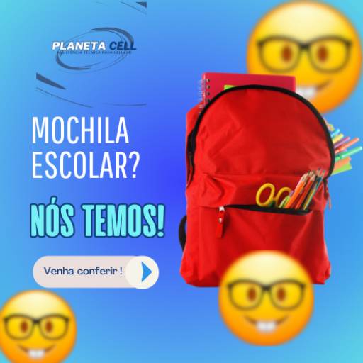 Comprar o produto de Mochilas Escolares em Bolsas e Mochilas pela empresa Planeta Cell Itapê em Itapetininga, SP por Solutudo
