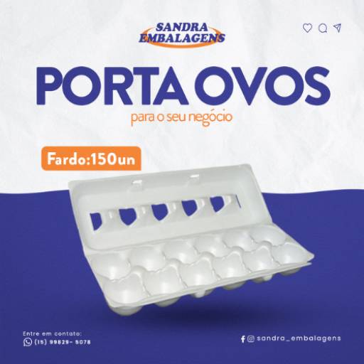 Comprar o produto de Embalagens para Ovos em Embalagens pela empresa Sandra Embalagens em Itapetininga, SP por Solutudo
