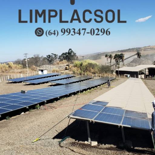 Limpeza de Placa Solar​ em Quirinópolis, GO por Limplacsol
