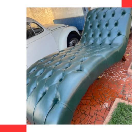 Poltrona Longue Chaise em Suede | Design Moderno e Conforto