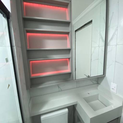 Móveis Planejados para Banheiros - Funcionalidade e Estilo em Cada Detalhe - São Paulo por Pagmenos Móveis Planejados