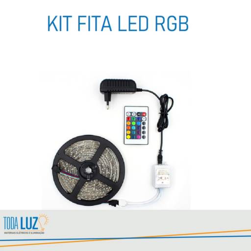 Kit Fita LED RGB por Toda Luz Materiais Elétricos e Iluminação