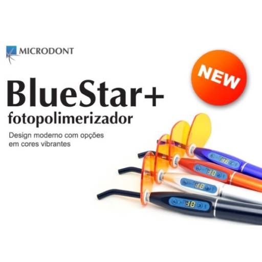 Fotopolimerizador Blue Star Microdont na Cor Prata por SMO Sistema Mult Odonto