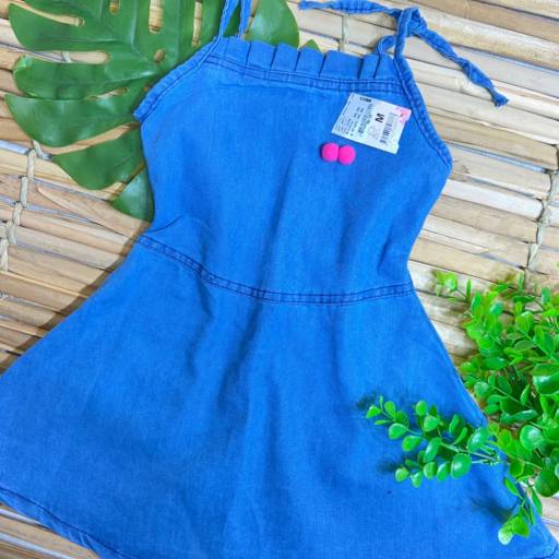Comprar o produto de Vestido Jeans Infantil  em Vestidos pela empresa Blumenau Malhas - Vila Portes em Foz do Iguaçu, PR por Solutudo
