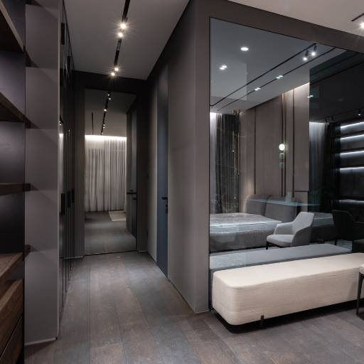 Móveis planejado para quarto em alumínio por Infinity Decor Móveis Planejados em Alumínio