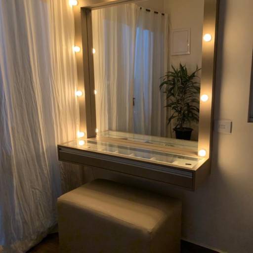 Penteadeira Sob Medida - Elegância e Organização Personalizada - São Paulo por Pagmenos Móveis Planejados