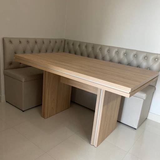 Canto Alemão Sob Medida - Otimização de Espaço e Conforto - São Paulo por Pagmenos Móveis Planejados