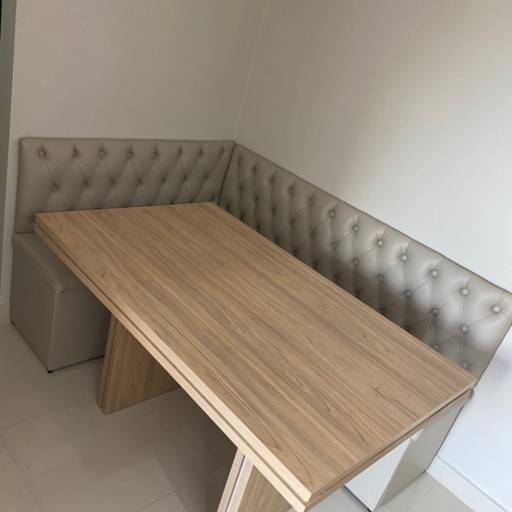 Canto Alemão Sob Medida - Otimização de Espaço e Conforto - São Paulo por Pagmenos Móveis Planejados