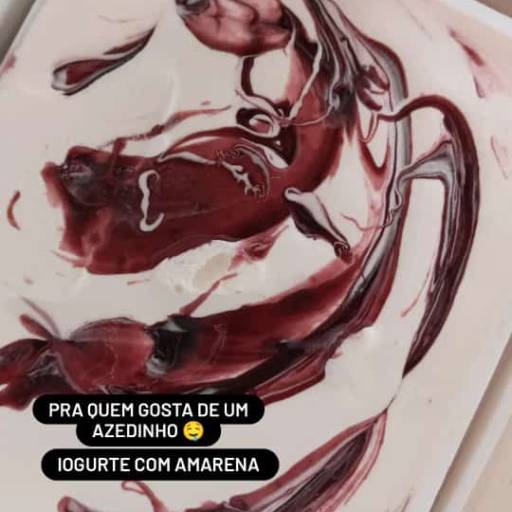 Sorvete de Iogurte com Amarena em Bauru por Sorvetes Glacitto