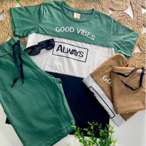 Conjunto infantil masculino várias cores  por Influência Kids - Moda Infantil