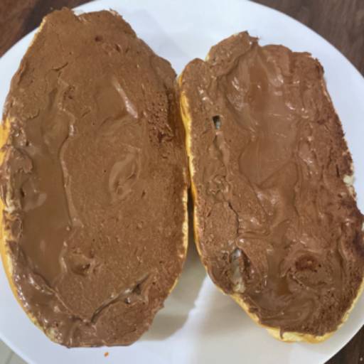 Pão Francês com Nutella