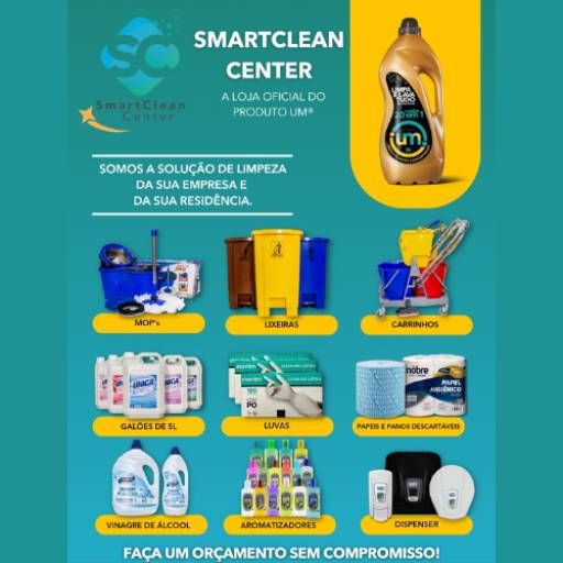 Comprar o produto de Tudo para limpeza e higienização .  em Produtos de Limpeza pela empresa SmartClean Center  em Itapetininga, SP por Solutudo