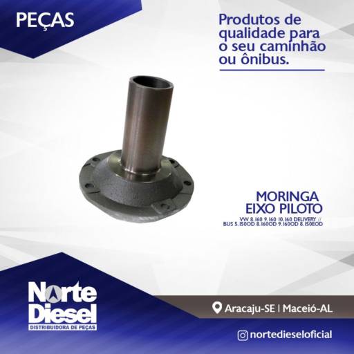 Comprar o produto de Moringa eixo piloto em Peças e Acessórios pela empresa Norte Diesel Atacado | Peças para Picape, Ônibus, Caminhão, Aracaju SE em Aracaju, SE por Solutudo