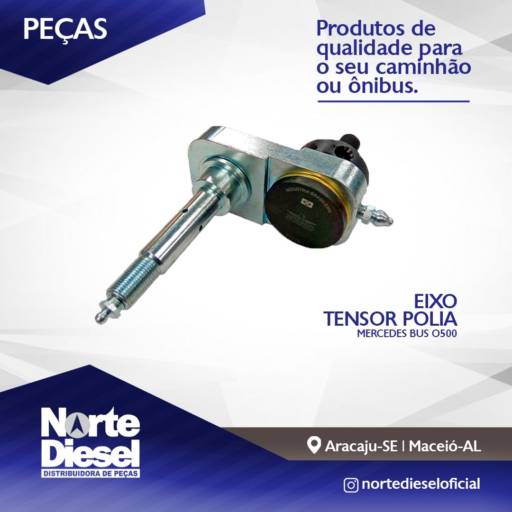 Comprar o produto de Eixo tensor polia em Peças e Acessórios pela empresa Norte Diesel Atacado | Peças para Picape, Ônibus, Caminhão, Aracaju SE em Aracaju, SE por Solutudo