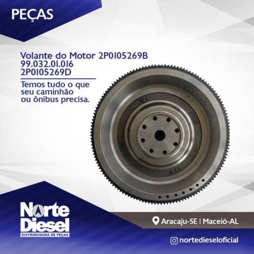 Volante do motor por Norte Diesel Atacado | Peças para Picape, Ônibus, Caminhão, Aracaju SE