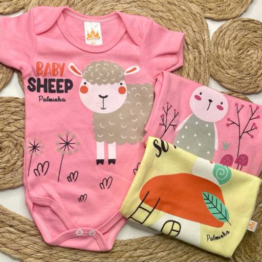 Body rosa de bebê por Influência Kids - Moda Infantil