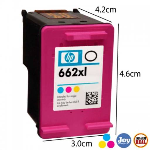 Cartucho original Hp 662 XL colorido