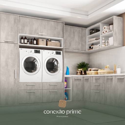 Lavanderias Planejadas: Praticidade e Estilo em Diadema por Conexão Prime Planejados