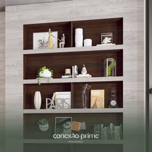 Prateleiras Planejadas: Estilo e Organização em Diadema por Conexão Prime Planejados