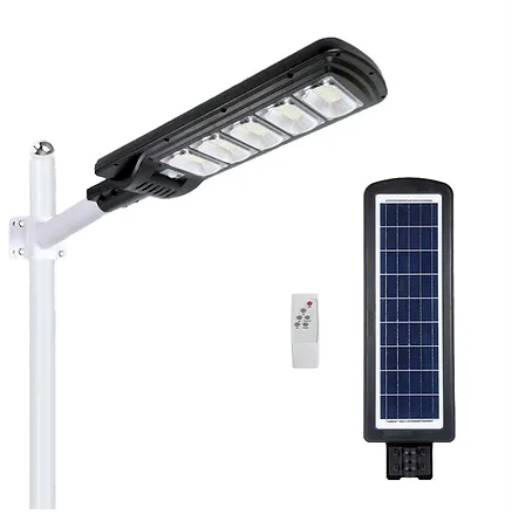 Luminária Led Solar 300 W All-in-One IP66 p/ postes de 4~6 m 5.000 Lúmens