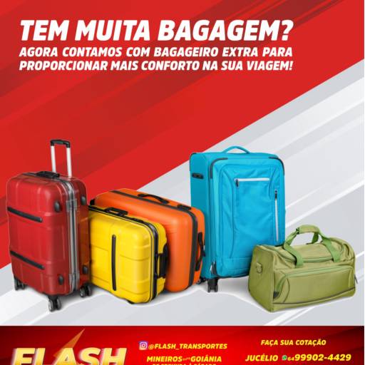 Comprar o produto de Bagageiro extra  em Transportes pela empresa Flash Transportes em Mineiros, GO por Solutudo