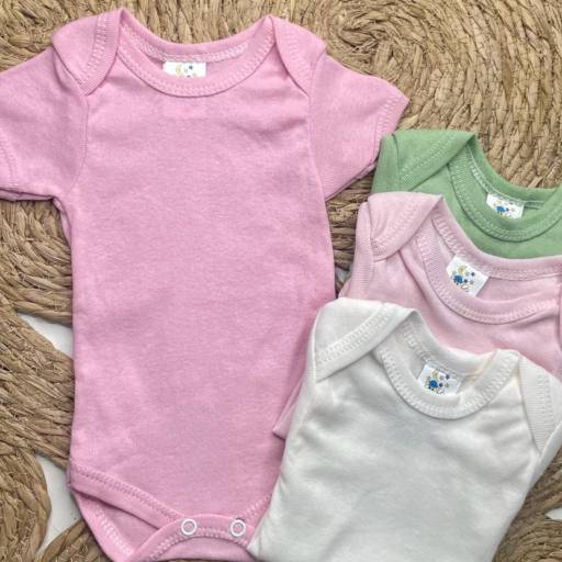 Body simples de bebê várias cores  por Influência Kids - Moda Infantil