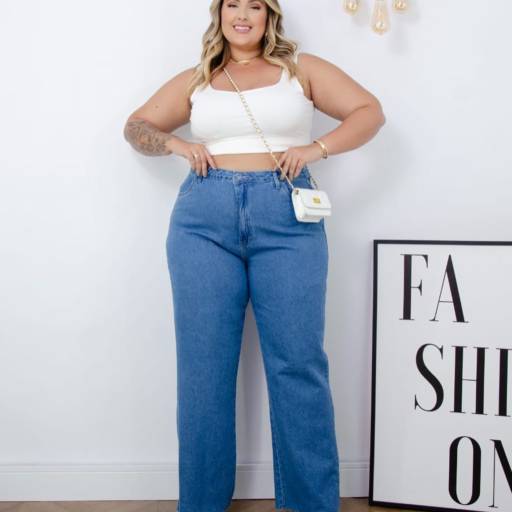 CALÇA WIDE LEG  por Dri Modas Loja I - Loja Feminina Slim ao Plus Size