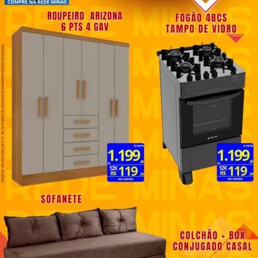 Comprar o produto de Ofertas de Sexta e Sábado 06 e 07/10 em Eletrodomésticos pela empresa Rede Minas Leopoldina em Leopoldina, MG por Solutudo