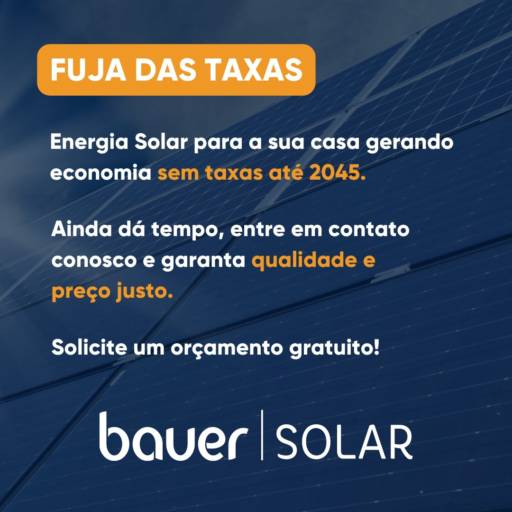 Energia Solar para Indústria por Bauer Solar 