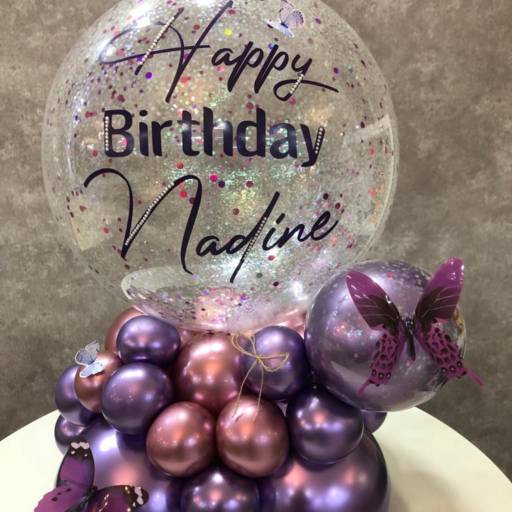 Balão de feliz aniversário personalizado com nome  por Bigtok