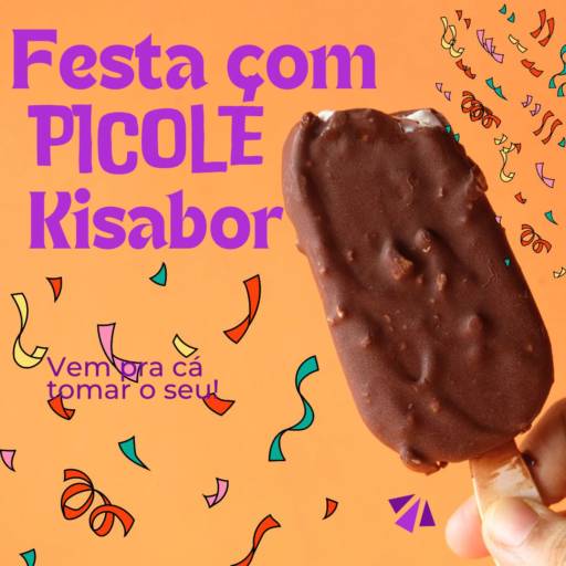 Comprar o produto de Festa com Picolé Kisabor em Picolé pela empresa Kisabor Picoleteria  em Leopoldina, MG por Solutudo